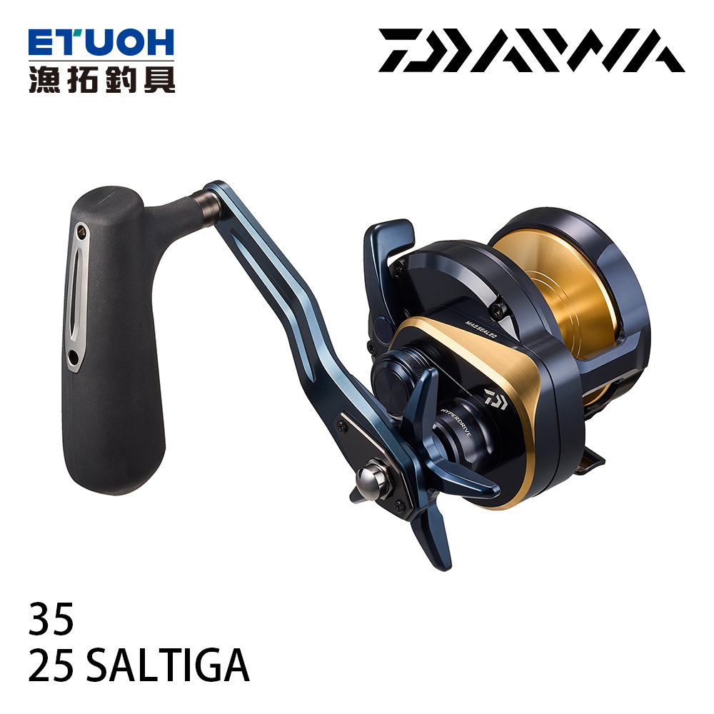 DAIWA 25 SALTIGA 35 [雙軸捲線器] [鐵板釣] [海水路亞釣]